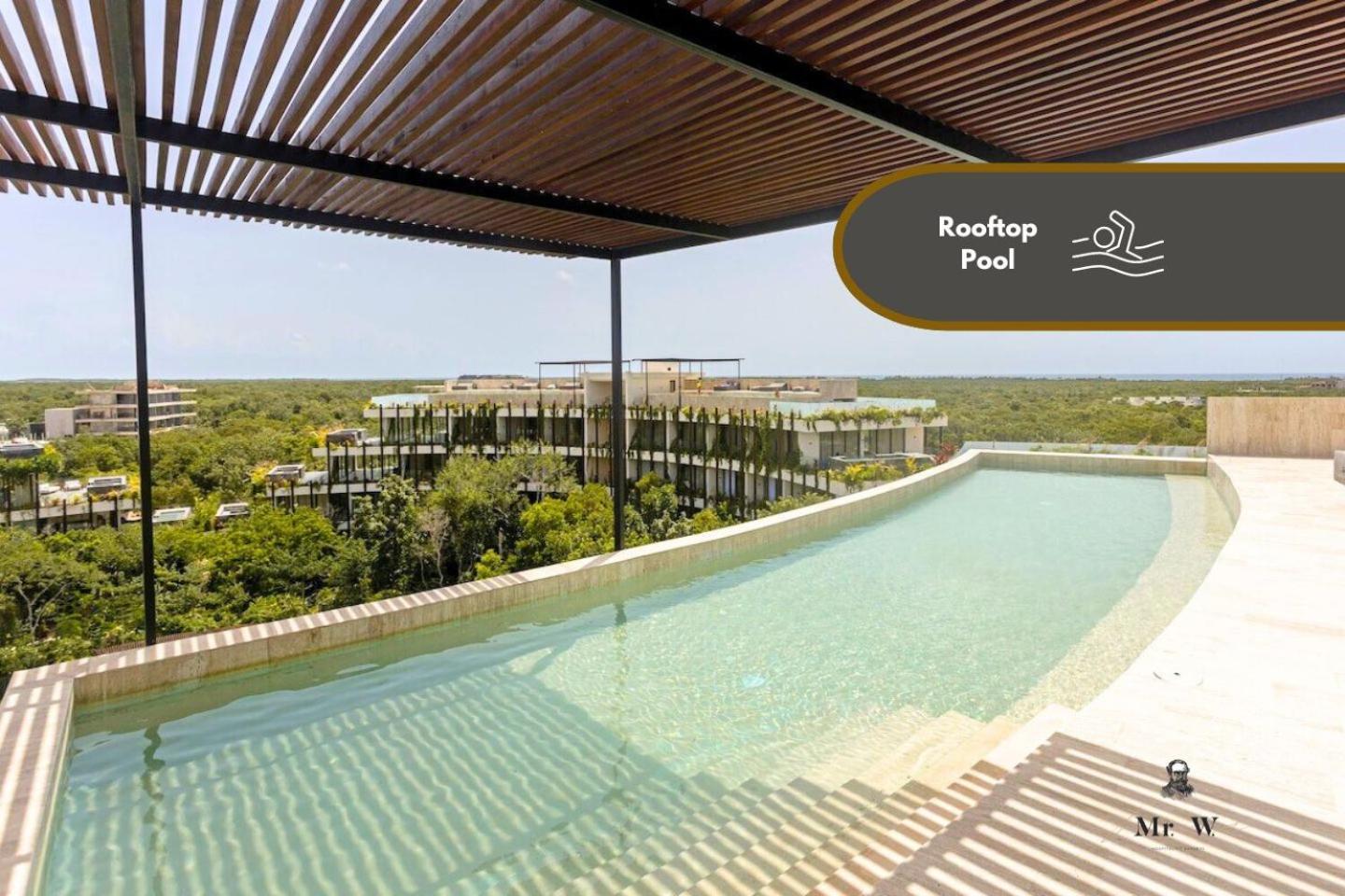 Luxury Stay Pools, Gym, Beach Access, Fast Wifi! Tulum Bagian luar foto